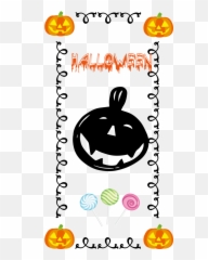 Halloween Yellow Smiley Line For Happy - Dot Emoji
