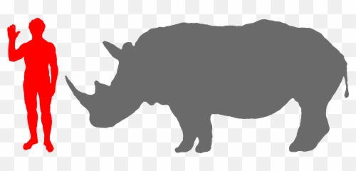 Footprint Clipart Rhino Footprint Rhino Transparent Free - Size Emoji,Rhino Emoji