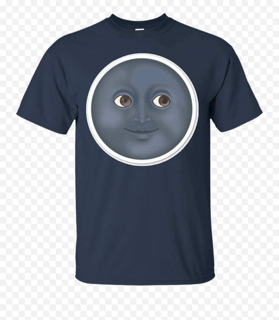 Moon Emoji T - Proud Navy Dad,The Moon Emoji