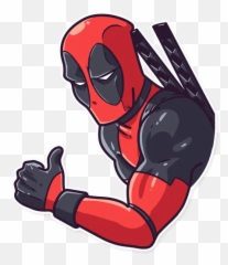 Stickers Set For Telegram - Logo Deadpool Stickers Design Emoji,Deadpool Emoji