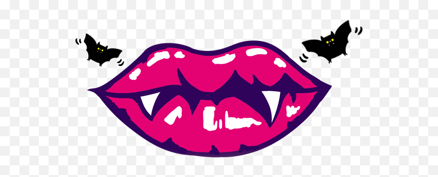 Emoji Lip Bat Halloween Freetoedit Mimi Ftestic - Clip Art,Lip Emoji
