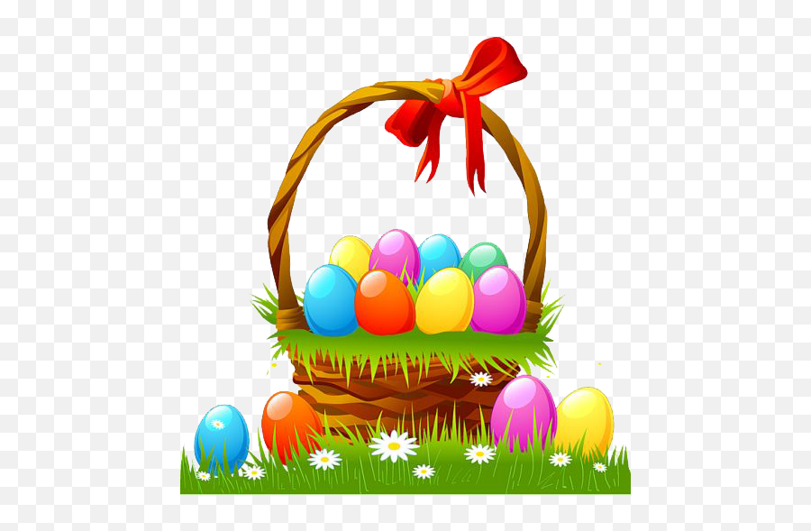 Easter Basket Clipart Png - Easter Basket Clipart Transparent Emoji,Easter Basket Emoji