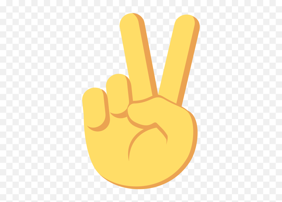 Emojione 270c - Emoji Peace Sign Png,Mean Emoji