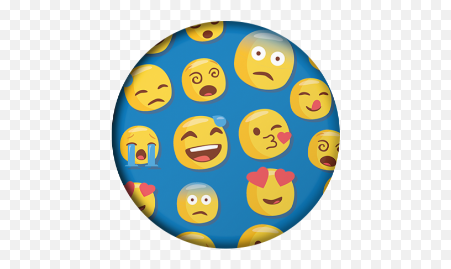 Emoji Pattern For Samsung Z2 - Emojis With Blue Background,Emoji Cases