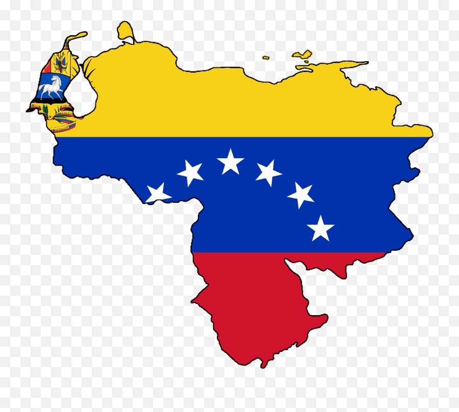 And Trending Venezuela Stickers - Venezuela Flag Map Png Emoji,Venezuelan Flag Emoji