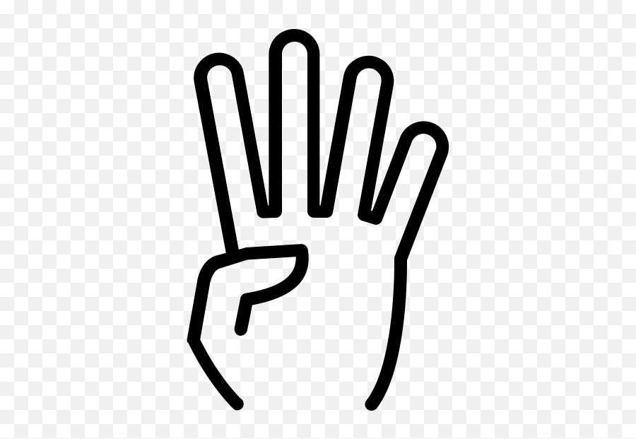 Four Fingers Clipart - Jihad 4 Fingers Sign Emoji,Crossing Fingers Emoji