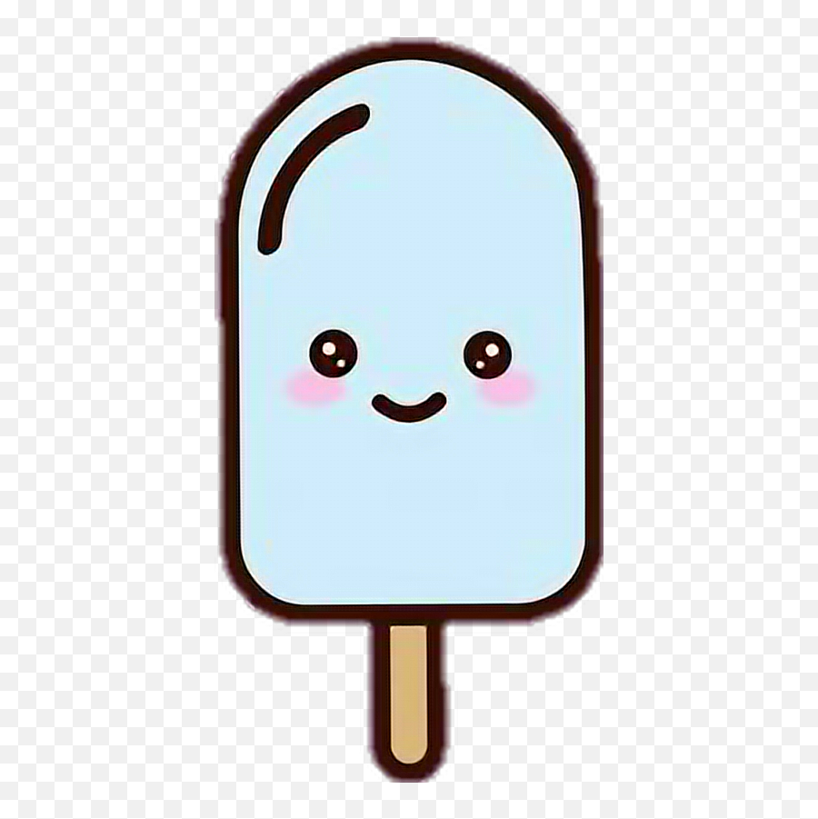 Kawaii Popsicle Sticker Kawaii Popsicle Scpopsicle Cut - Cute Small Ice Cream Drawings Emoji,Popsicle Emoji