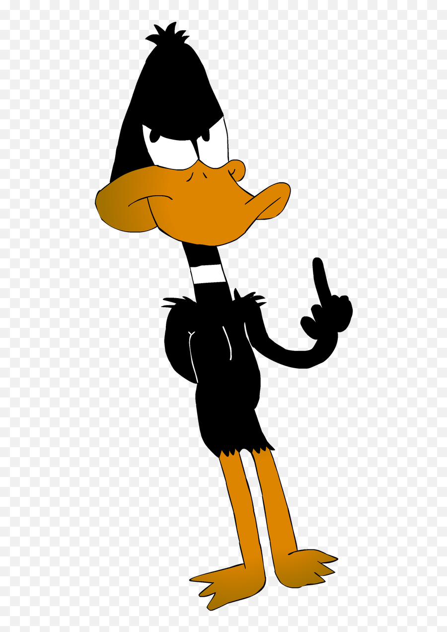 Picture - Daffy Duck Middle Finger Emoji,Blurry Eyes Emoji Discord