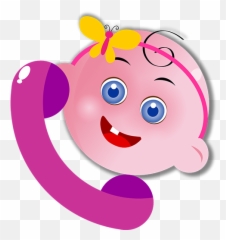 Teléfonos De Juguetes Para Niñas Y Más - Clip Art Emoji