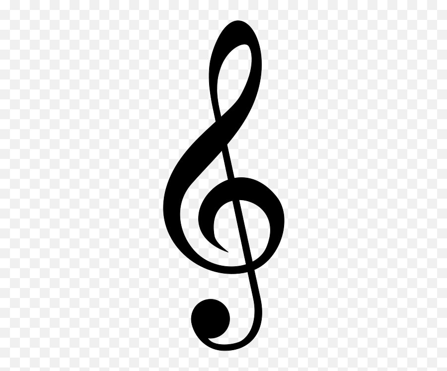 G - Music Symbols Treble Clef Emoji,Key Emoji