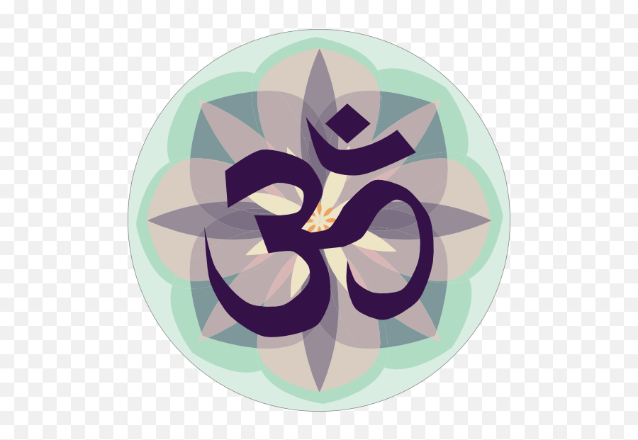Om Yoga Circle Sticker - Aum Emoji,Om Symbol Emoji