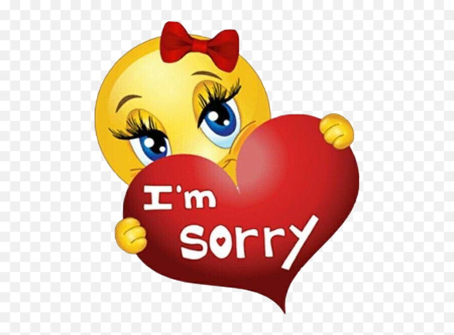 Emoji Sorry Imsorry Freetoedit - Sorry Smiley,I'm Sorry Emoji