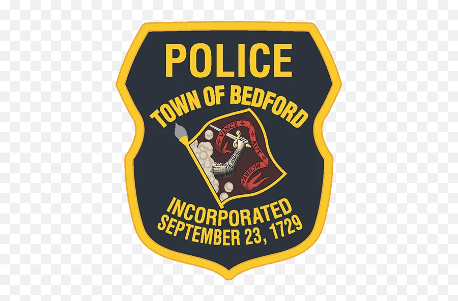 Bedford Police Department Now Offers Text - To911 Bedford Emblem Emoji,Police Badge Emoji
