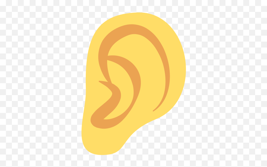 Emojione 1f442 - Ear Emoji Png,Ovo Emoji