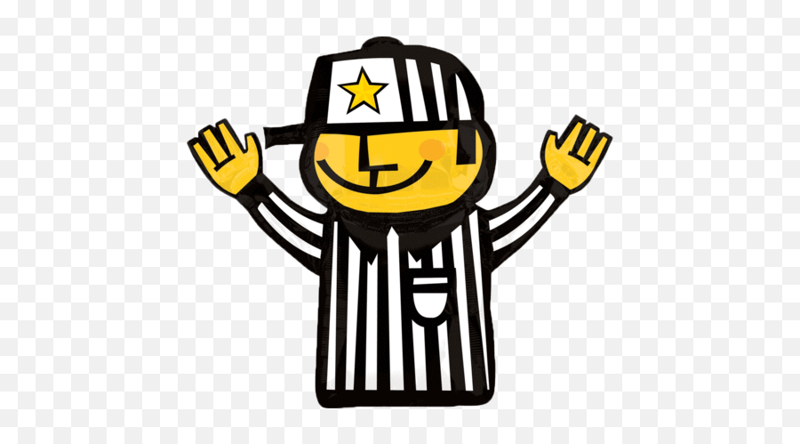 Umpire Clipart Football Endzone Picture 1723627 Umpire - Balloon Emoji,Midget Emoji
