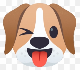 Just Joking Dog GIF - JustJoking Joypixels Discover u0026 Share GIFs Face Of Gif Transparent Emoji