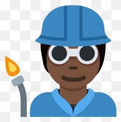 Factory Worker Emoji Clipart - Mujer Trabajadora Caricaturas Png