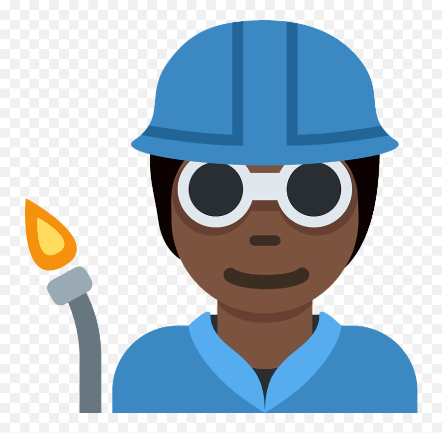 Factory Worker Emoji Clipart - Mujer Trabajadora Caricaturas Png,Collar Emoji