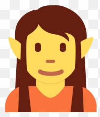 Elver emoji clipart Gratis download Creazilla - Twitter Elf Emoji