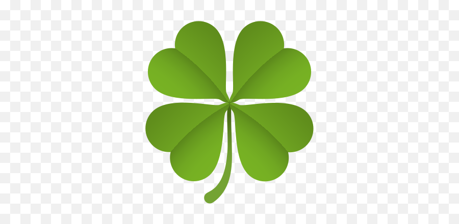 Four Leaf Clover - Four Leaf Clover Icon Png Emoji,Shocker Emoji Iphone