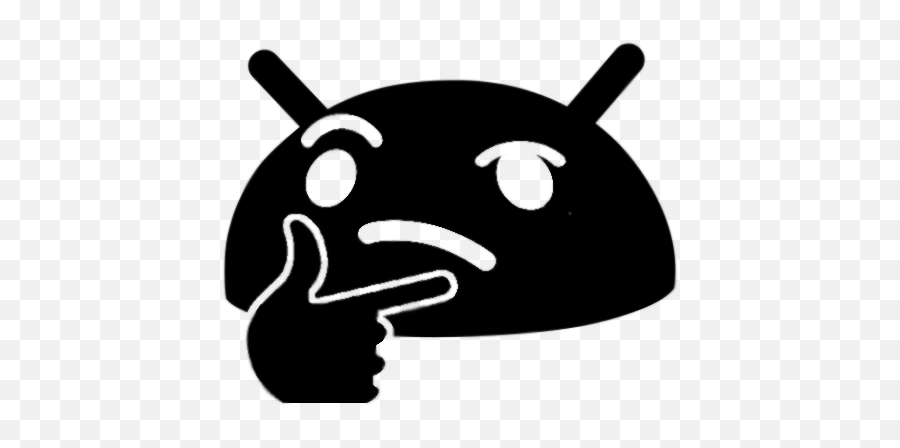 Thinking - Clip Art Emoji,Android Thinking Emoji