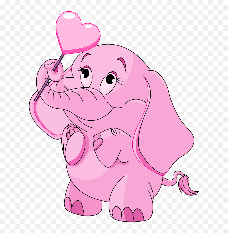 Elephantmoji - Pink Elephant Cartoon Png Emoji,Elephant Emoji
