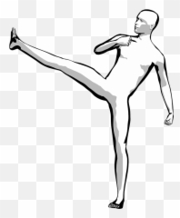 Free Kick Karate Vectors - Persona En Movimiento Emoji,Boxer Emoticon