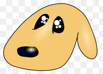 Cute Sad Dog Clip Art At Clker - Emoji