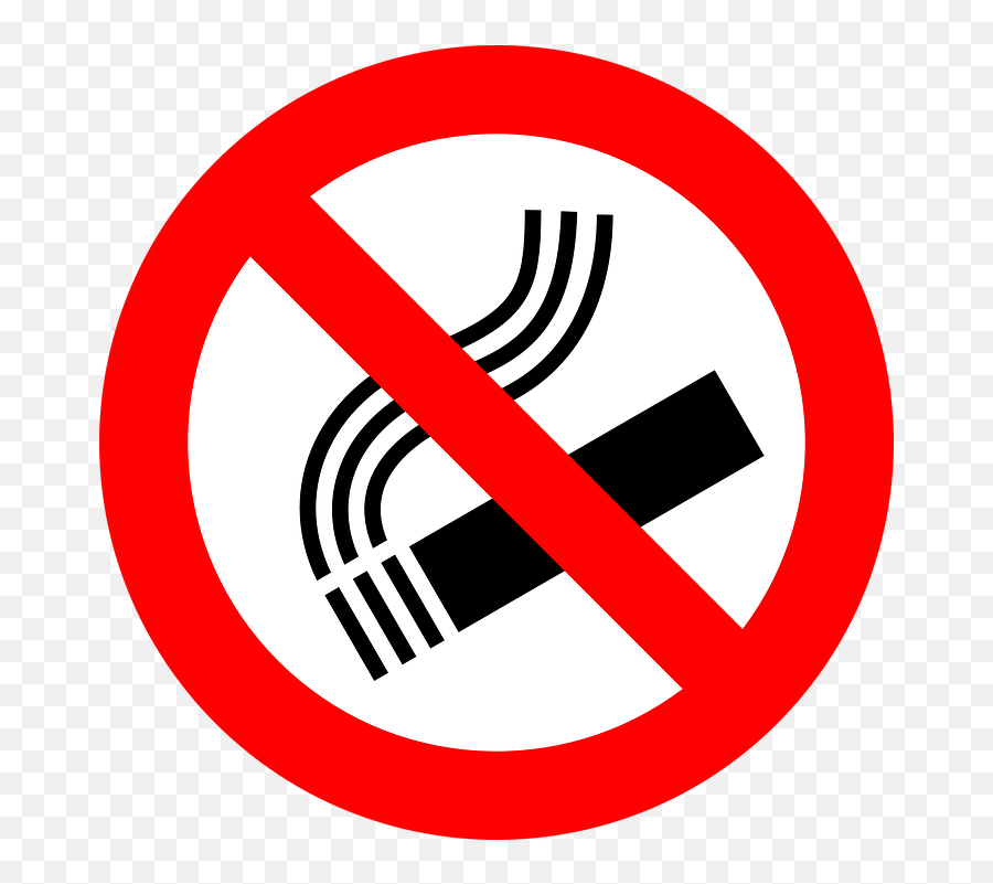 Free Cigarette No Smoking Vectors - No Smoking Signs Transparent Emoji,Thinking Emoticon Text