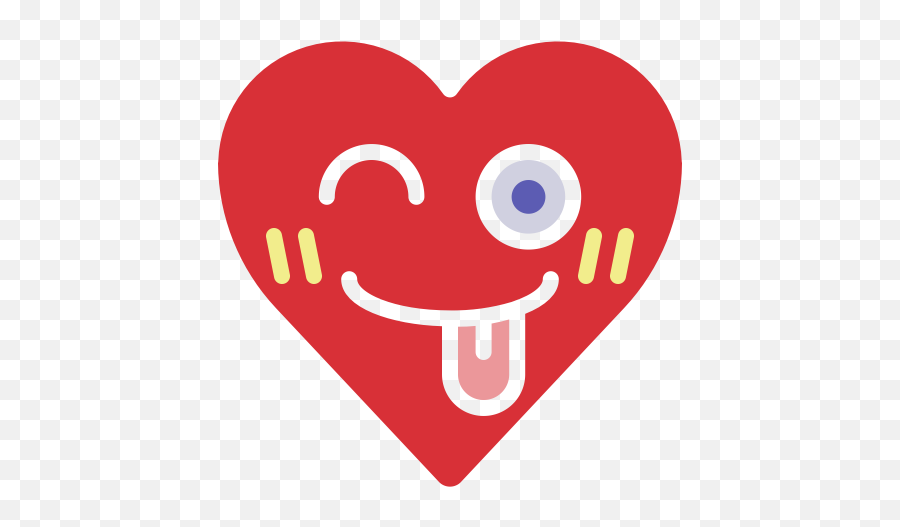 Crazy Emoji Emotion Happy Heart - Smiley,Crazy Happy Emoji