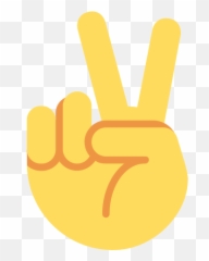 Victory Hand Emoji - Meaning In Hindi
