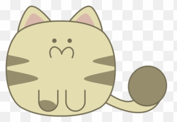 Cute Cat Vector Image - Cats Clip Art Emoji