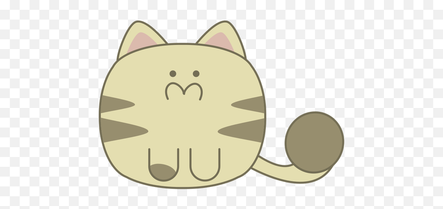 Cute Cat Vector Image - Cute Cats Clip Art Emoji,Sleeping Cat Emoji