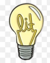 Light Bulb Lit - Clip Art Emoji,Emoji Light Bulb
