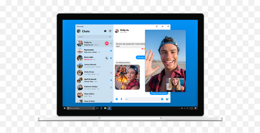 Facebook Messenger Will Get Desktop - Facebook Video Call Desktop App Emoji,Emoji On Fb Status