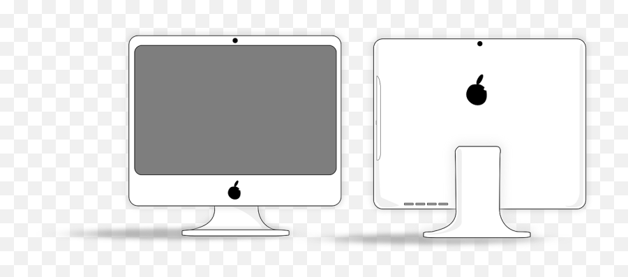 Apple Computer Mac Monitor Display Screen - Lcd Display Emoji,Apple Emoji Keyboard