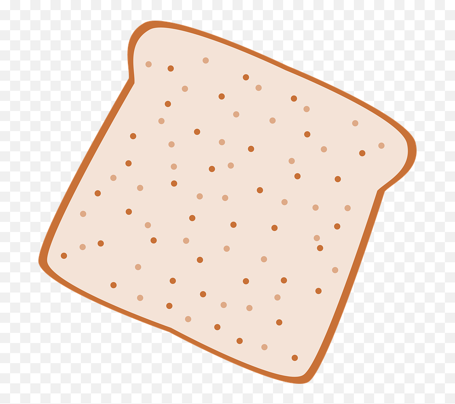 Bread Slice Wholemeal - Polka Dot Emoji,Cake Slice Emoji