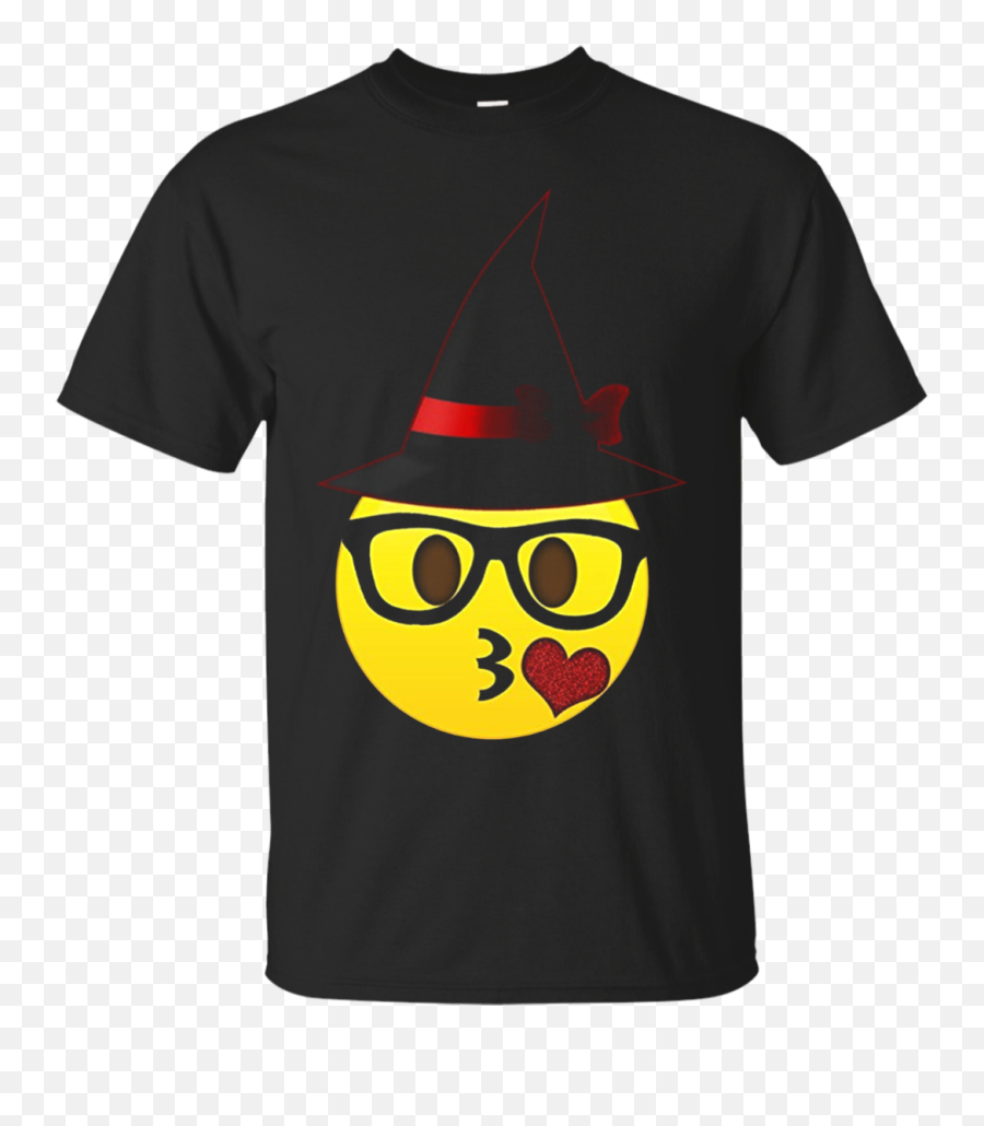 Download Nerd Emoji Witch Hat Halloween Tshirt For Girls And - Gucci T Shirt Fake Comic Mickey Mouse,Witch Hat Emoji