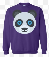 Panda Face Emoji Sweatshirt,Panda Emoji