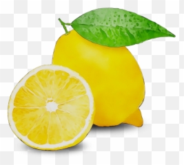 Lemon Vitamin C Vegetarian Cuisine - Transparent Transparent Background Lemon Emoji,Lemon Emoji
