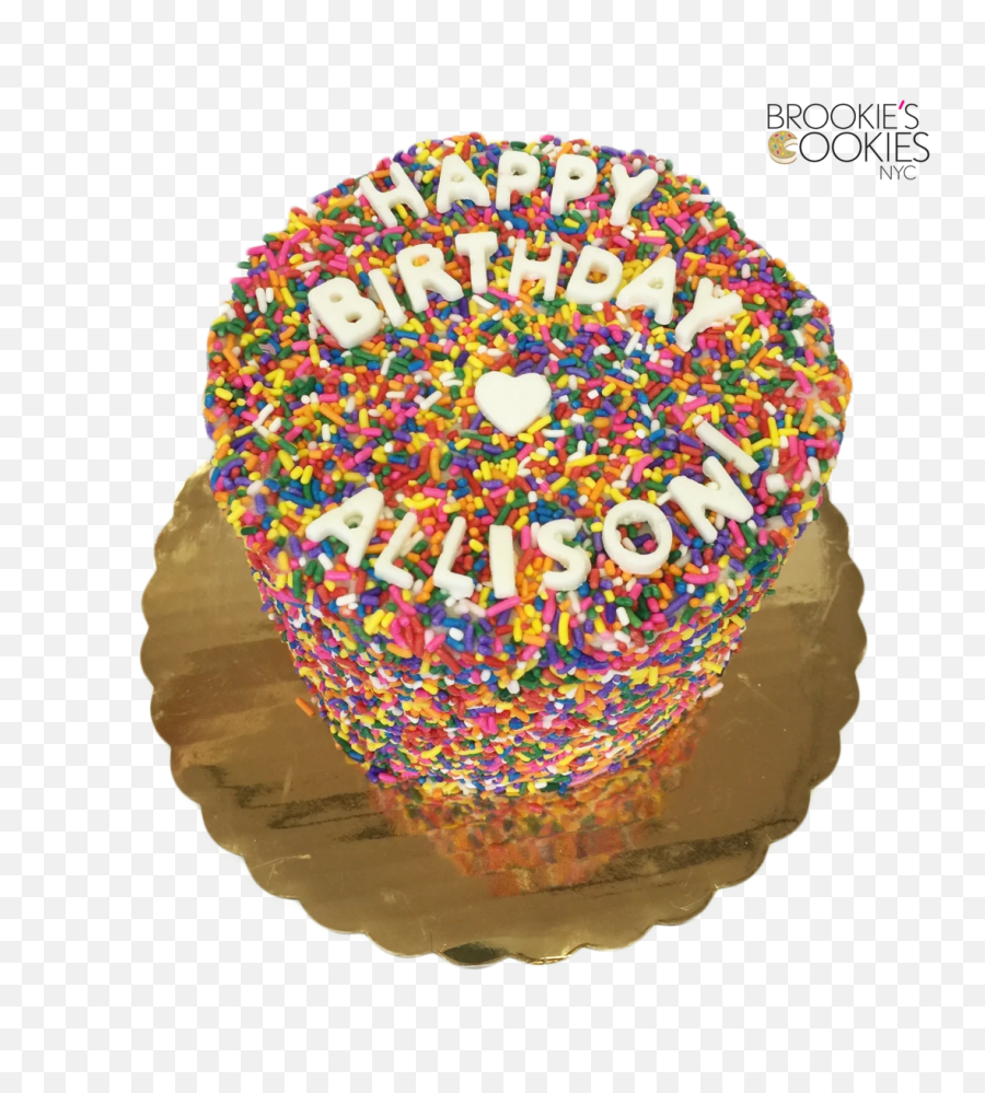 Sprinkle Cake U2013 Wwwbrookiescookiesnyccom - Cake Emoji,Pastry Emoji