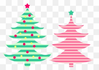Santa Claus Christmas tree ornament - Simple color Tree Color Silhouette Emoji
