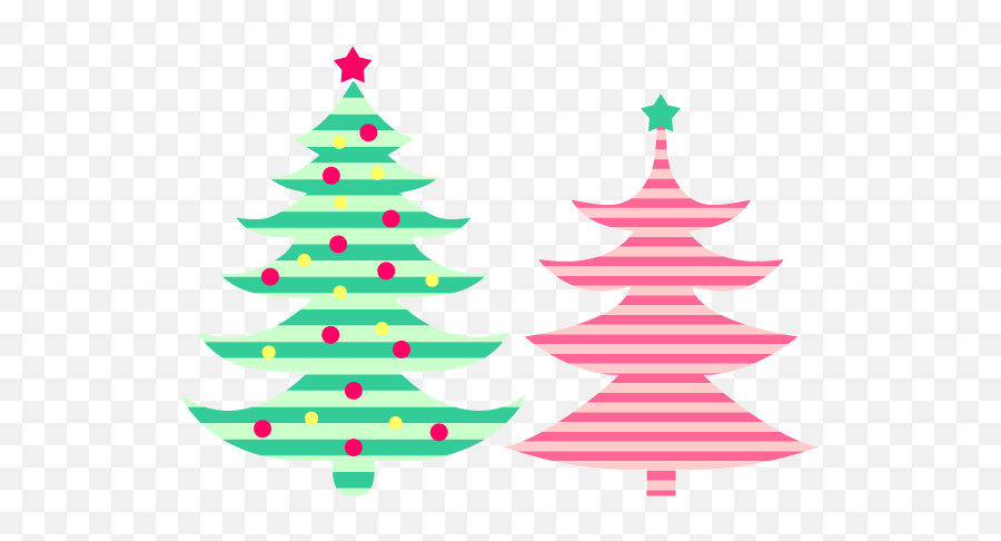 Santa Claus Christmas Tree Christmas Ornament - Simple Color Christmas Tree Color Silhouette Emoji,Christmas Emoticons Copy And Paste