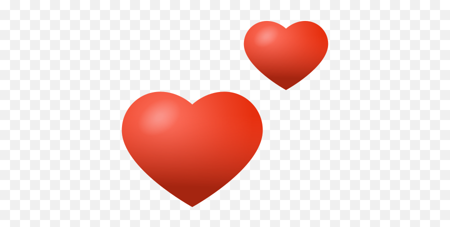 Two Hearts Icon - Free Download Png And Vector Heart Emoji,Emoji Man Heart Woman
