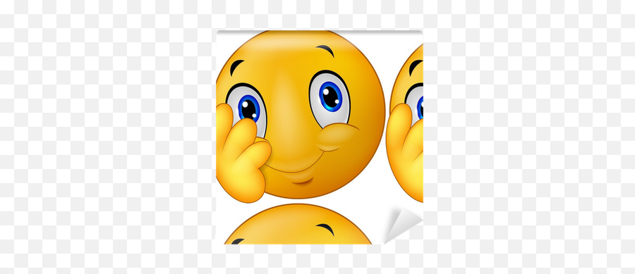 Tapete Shy Emoticon Smiley U2022 Pixers - Wir Leben Um Zu Verändern Clip Art Emoji,Shy Emoticon