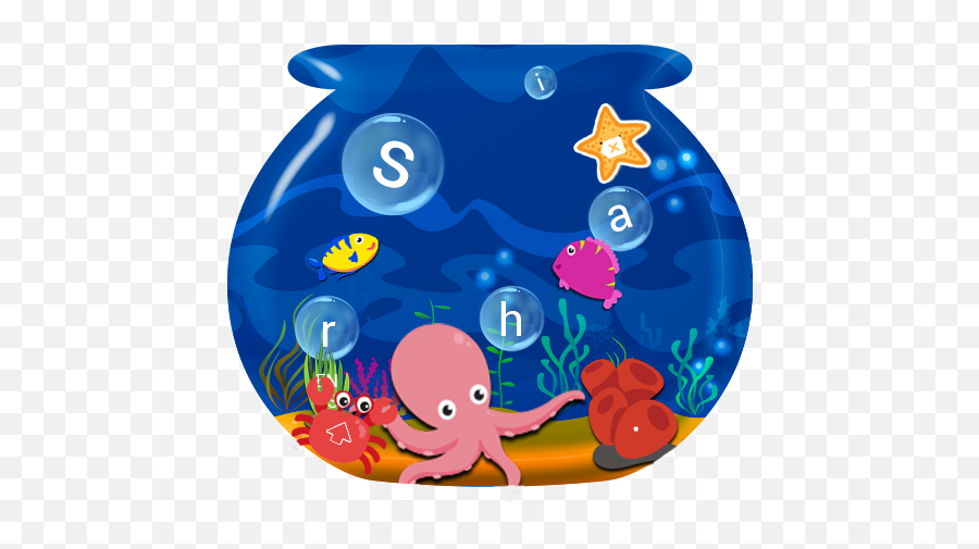 Aquarium Sea Fish Museum Keyboard Theme Free - Illustration Emoji,Sea Emoji