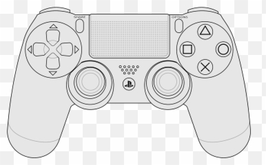Dualshock - Control Playstation 4 Vector Emoji,Gaming Controller Emoji