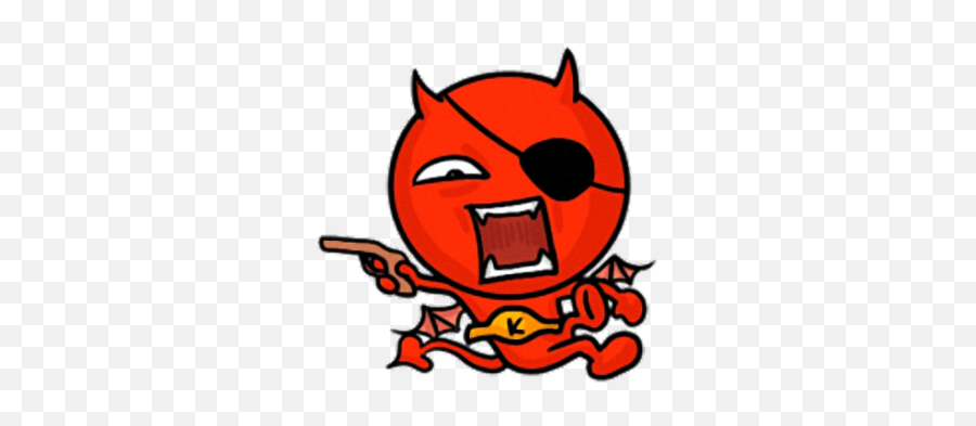 Little Devil - Cute Devil Stickers By Vien Tran Fictional Character Emoji,Iphone Devil Emoji