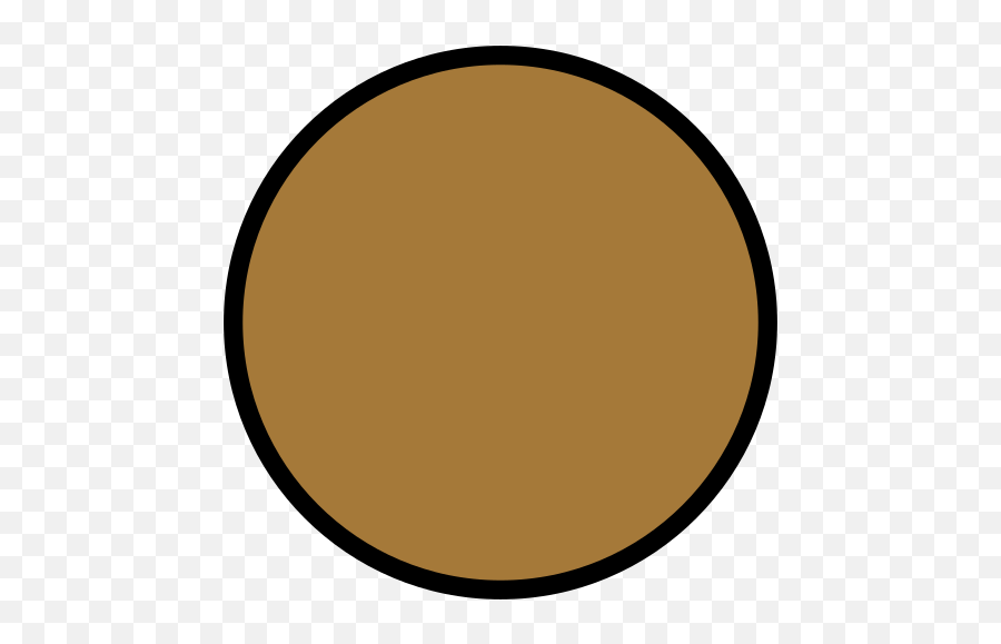 Brown Circle - Aceituna Verde Emoji,Brown Emoji
