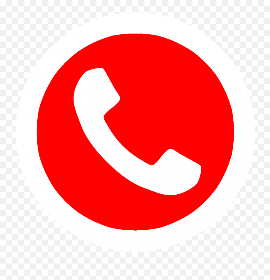 Telefono Domicilio Celular Sticker - Red Transparent Phone Logo Png Emoji,Emoji Telefono